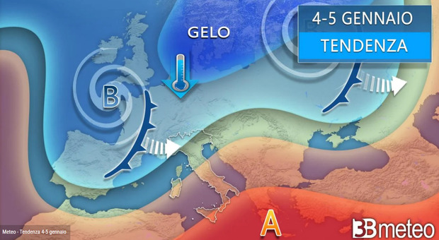 Ciclone della Befana, poi gelo artico (con possibili nevicate anche a Roma). Ecco quando: le previsioni