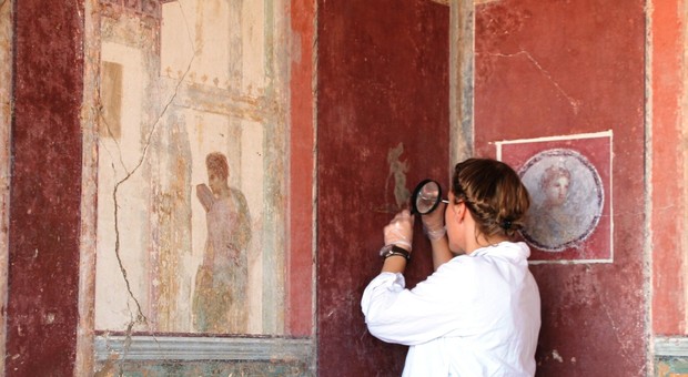 Scavi di Stabiae: nuovi restauri, dipinti riportati all'antico splendore