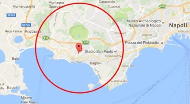 Terremoto a Napoli di 3.5, epicentro vicino Pozzuoli. «Scossa più forte nell'area flegrea dal 1984»