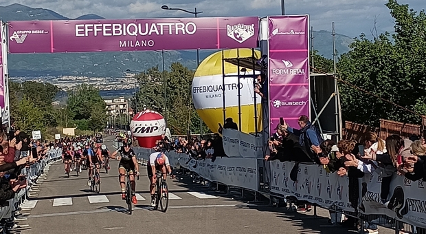 Giro Mediterraneo in Rosa, Giada Borghesi vince la tappa di Terzigno