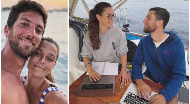 Fidanzati attraversano l'Atlantico in barca a vela, Andrea e Camilla: «Lavoriamo in smart working e intanto scopriamo il mondo»
