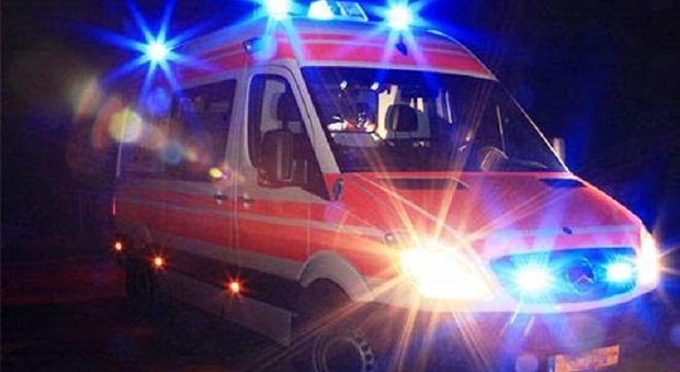 Ambulanza durante un intervento di soccorso