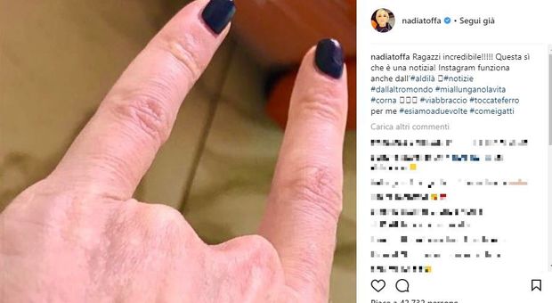 Nadia Toffa torna su Instagram e Twitter dopo una lunga assenza: la sua risposta a chi la dà per morta