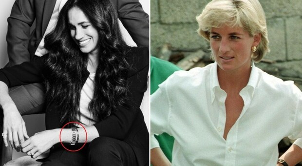 Meghan Markle indossa l'orologio di Lady Diana (da 18mila euro). È polemica: «I Sussex sfruttano la famiglia reale»