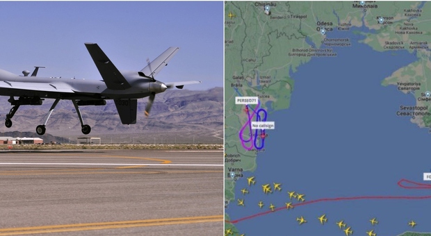 Jet russo, scontro con drone Usa sul Mar Nero. L'elica colpita e il velivolo abbattuto: cosa sappiamo