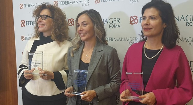 Federmanager Roma e Unindustria consegnano il premio Minerva Roma Donna Manager & Azienda d'Eccellenza 2022
