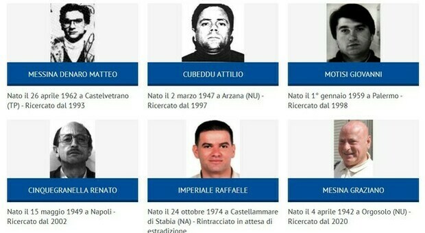 Italia, ecco chi sono i 6 latitanti più pericolosi dopo l'arresto di Mesina
