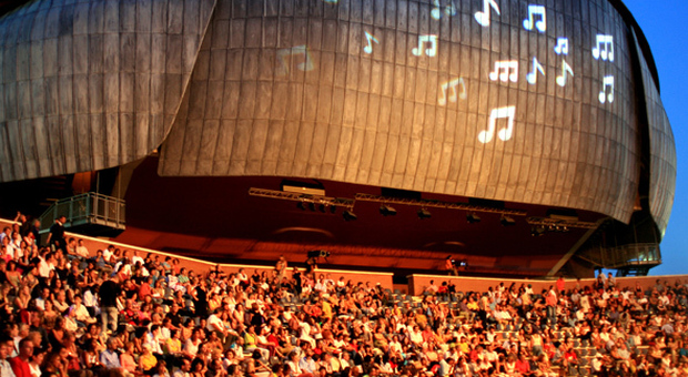 L'Auditorium ideato da Renzo Piano