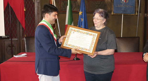 La consegna della cittadinanza onoraria di Feltre al Club Alpino Italiano
