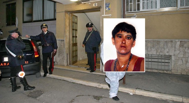 Il rione Poverelli in una foto d'archivio e nel riquadro Matilde Sorrentino