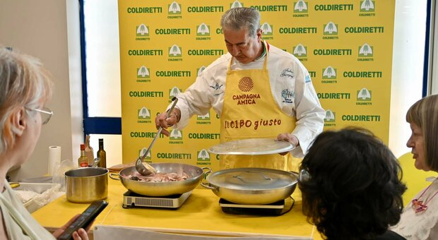Coldiretti Ancona: al Mercato di Campagna Amica il corso di cucina con i cuochi di Re Stocco