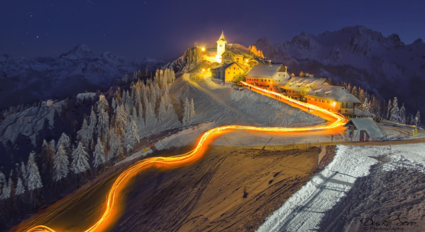 La fiaccolata più lunga delle Alpi - Foto PromoTurismoFvg