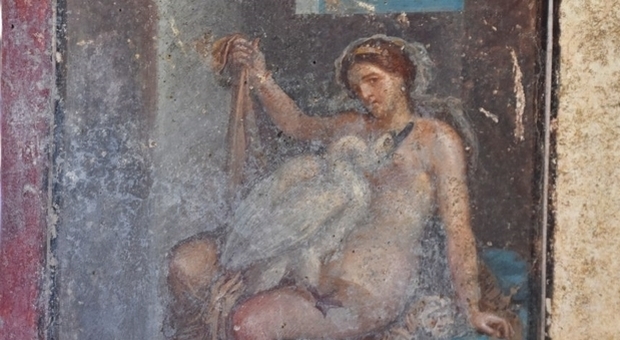 Pompei, nuovi tesori aperti al pubblico: Casa di Leda, Terme e Amorini Dorati