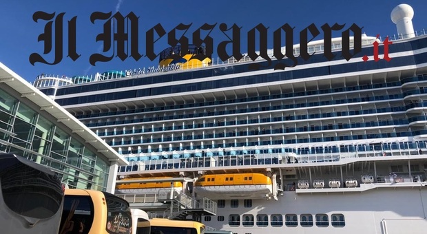 immagine Coronavirus, due cinesi con febbre su nave da crociera a Civitavecchia