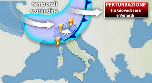 Meteo, Italia invasa da una perturbazione atlantica: temperature in calo, pioggia e neve in arrivo. Quando giungerà la primavera?