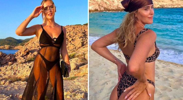 Valentina Ferragni, la foto sexy a Ibiza (in abito trasparente) scatena l'ironia dei fan: «Bello anche questo filtro»