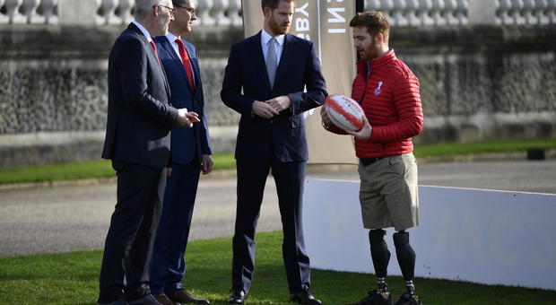 immagine Harry partecipa alla presentazione della Rugby League World Cup 2021