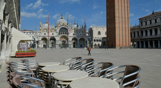 Piazza San Marco deserta