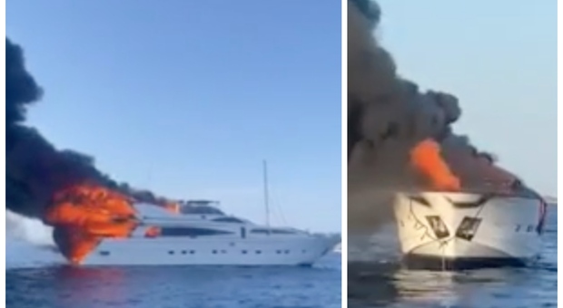 Yacht da 50 mila euro al giorno in fiamme: a bordo un famoso giocatore di poke