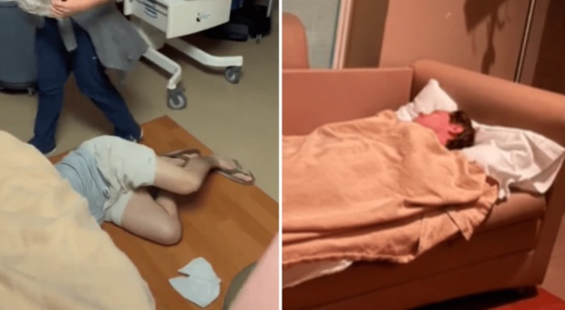 Papà sviene durante il parto, le infermiere curano lui: «Ha fatto del suo meglio»
