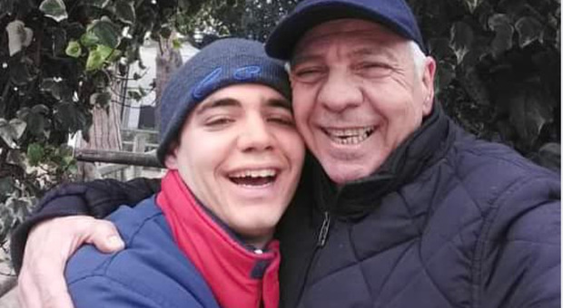 Simone Scandiffio con il padre, Michele Scandiffio.
