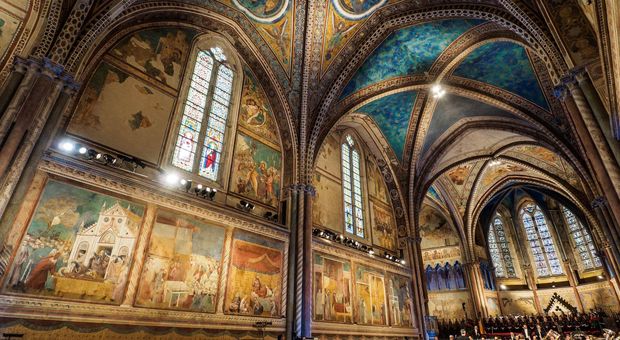 La Basilica superiore di Assisi