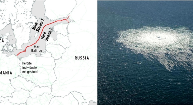 Nord Stream, quarta perdita. «Le esplosioni sono tre». Intelligence Ue: navi russe nei pressi del gasdotto