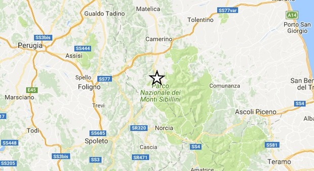 Marche, due scosse in 3 minuti nella notte La più forte di magnitudo 4.0 nel Maceratese
