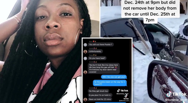 Morta di freddo in auto durante la tempesta di neve, gli ultimi strazianti messaggi alle sorelle: «Non riescono a salvarmi»