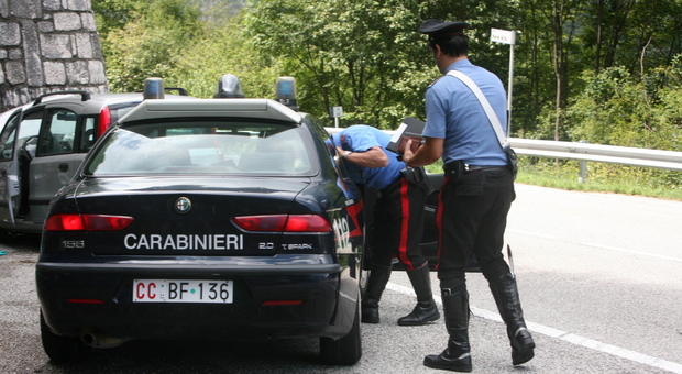 Sul posto dell'incidente sono intervenuti i carabinieri