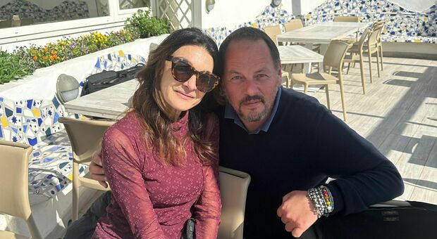 Marina Suma con Simone Vincenzi a Santa Severa