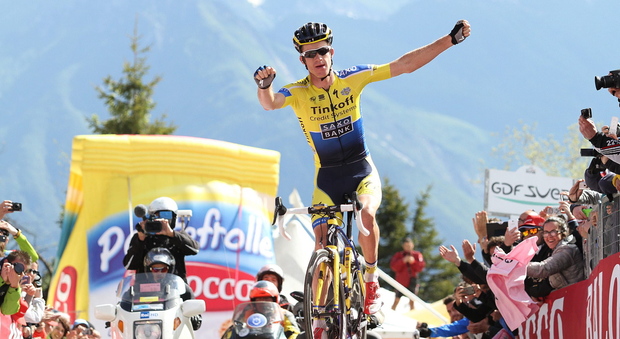 Arrivo sullo Zoncolan nel Giro 2014: tappa a Rogers