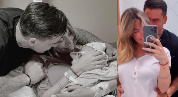 Sophie Codegoni e Alessandro Basciano sono diventati genitori: l'annuncio e la prima foto dall'ospedale