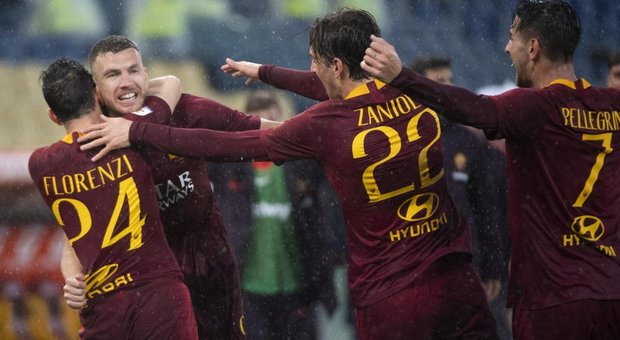 Roma-Udinese 1-0: Dzeko ritrova il gol all'Olimpico, quarto posto a -1