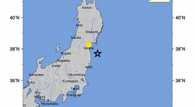 Terremoto in Giappone: scossa di magnitudo 7.3 a Fukushima. Diramato allarme tsunami