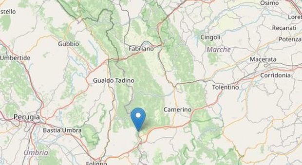 Scossa di terremoto nella notte, epicentro a Serravalle di Chienti