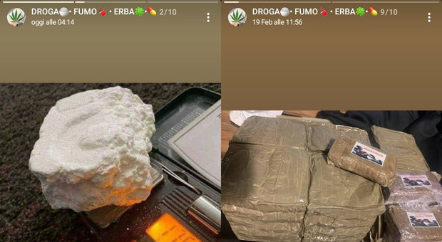 Cocaina o ecstasy vendute su Telegram: il mercato dell'illegalità a Perugia