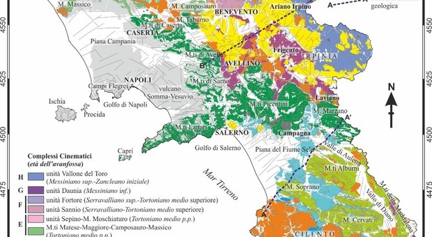 I geologi della Campania presentano la carta geologica regionale