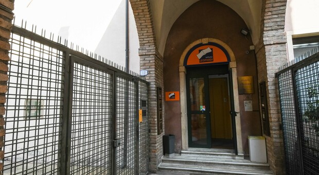 L'ingresso dell'istituto privato Leopardi in via Boccalerie a Padova
