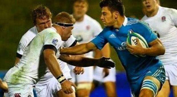 Il rugbysta Renato Giammarioli: ha iniziato con il Frascati e ora è riuscito a giocare contro gli All Blacks