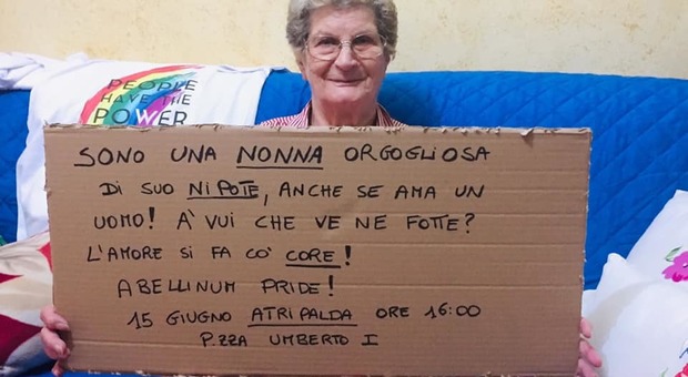 «Sono una nonna orgogliosa di suo nipote, anche se ama un uomo»: il suo messaggio a 85 anni diventa virale