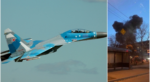 Aereo da caccia russo si schianta contro un edificio in Siberia: morti entrambi i piloti