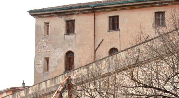 Uno scorcio dell'ex carcere di piazza Partigiani
