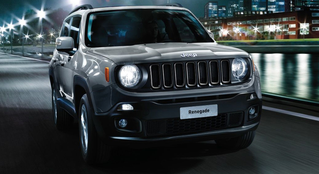 La Jeep Renegade business ha la potenza ridotta a 105 cv ed il navigatore di serie