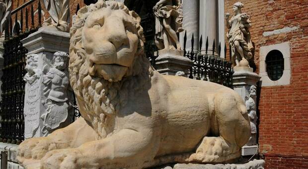 Arsenale, il ruggito dei leoni: la storia delle quattro statue a guardia dell'entrata