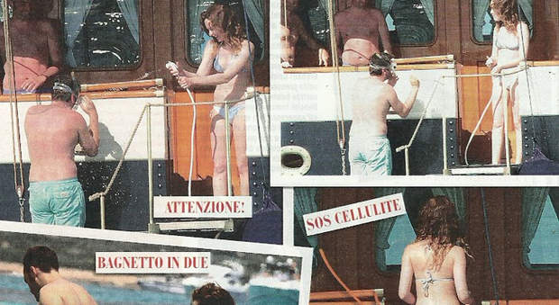 Cristiana Capotondi, estate in yacht con Andrea Pezzi "allargato"