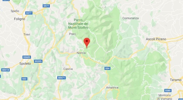 Serie di scosse di terremoto in Umbria: magnitudo 3.0 a Norcia