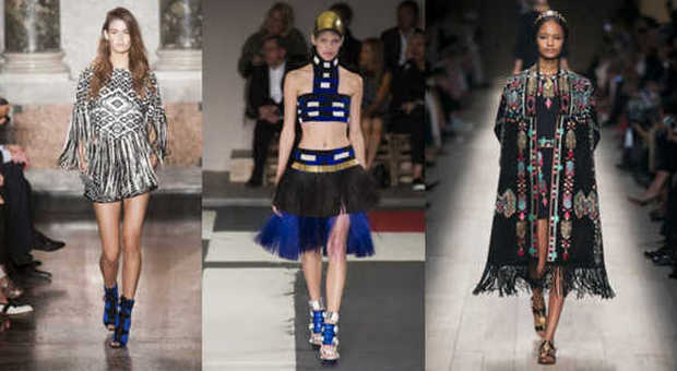 Outfit delle sfilate di Pucci, Alexander McQueen e Valentino