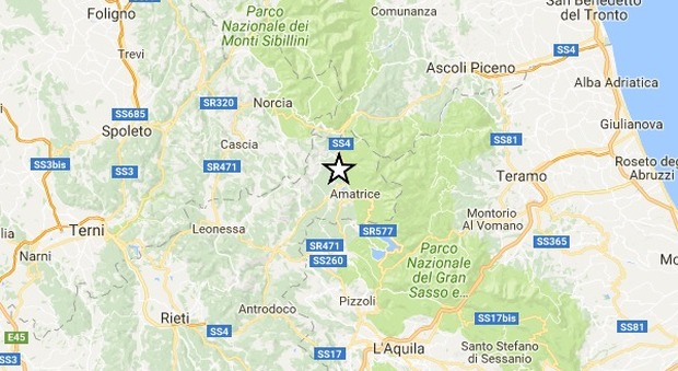 Terremoto, scosse nelle notte nell'Italia centrale fino a 2.8, nel reatino magnitudo fino a 2.1