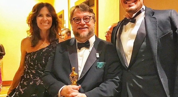 Giuseppe Vicino con Guillermo del Toro